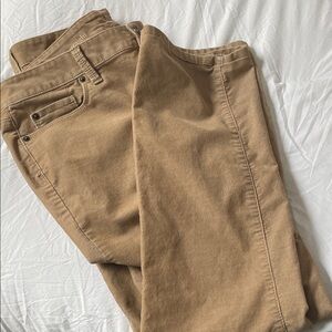 LOFT Straight-Leg Pants in Tan Brown